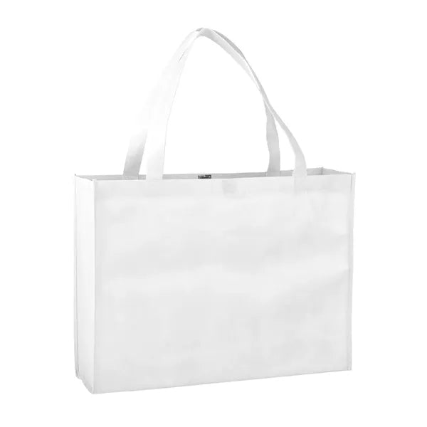 Non-woven Tote Bag With Hook And Loop Closure