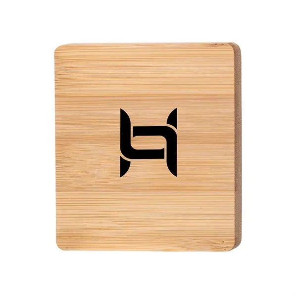 Bamboo Coaster with Opener