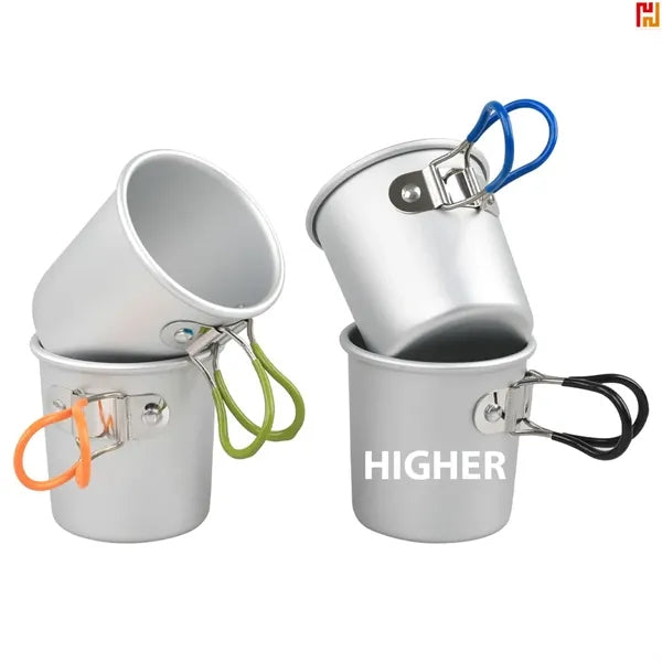Outdoor Portable Folding Aluminum Camping Cup