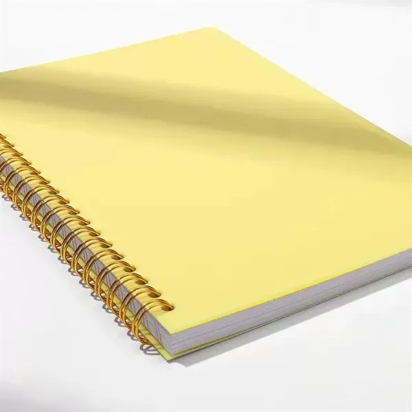 Plastic Hardcover Spiral Notebook 80 Sheets