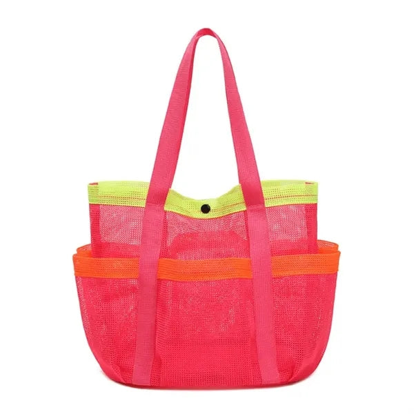 Beach Large Shower Mesh Tote Bag