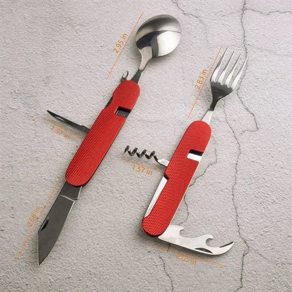 Multi-tool Camping Folding Tableware