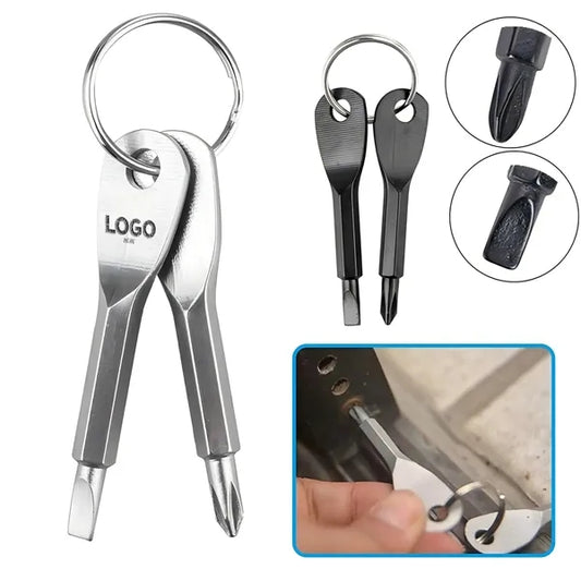 Outdoor EDC Screwdriver Tool with Key Ring