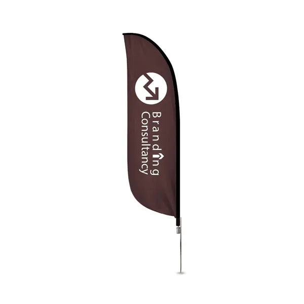 2' x 7.58' Feather flag, Double Sided package w/spike base