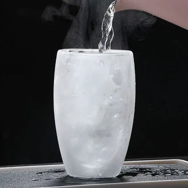 Egg-Shaped Double Glass