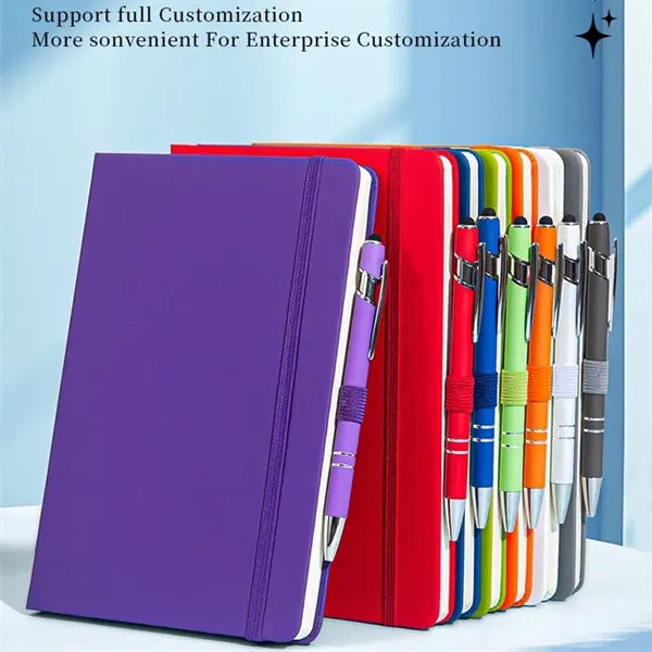 A5/A6 Hardcover Lined Journal Notebooks with pen