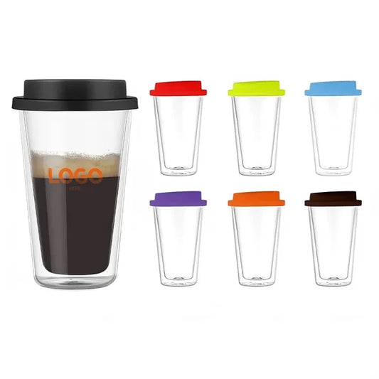 Double Wall Coffee Cups With Lid