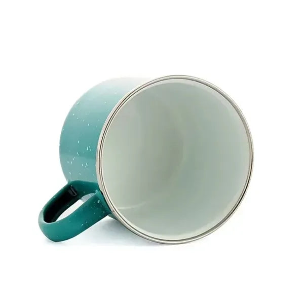 Enamel-Lined Iron Coffee Mug