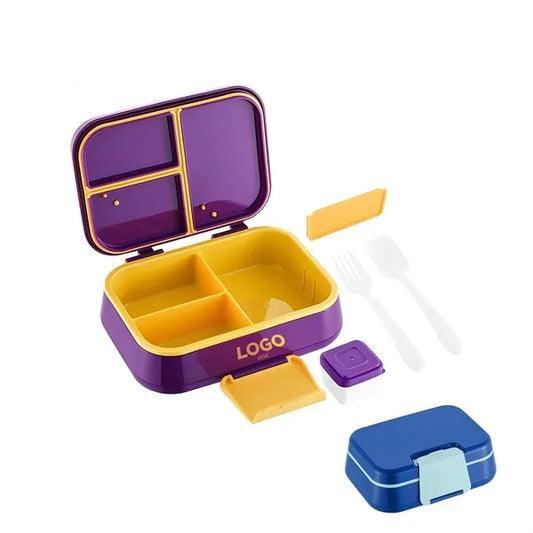Large Capacity Bento Box With Utensils