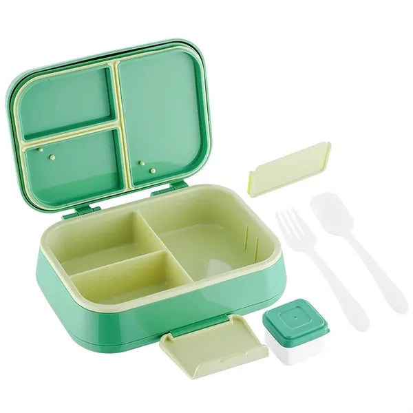 Large Capacity Bento Box With Utensils