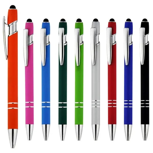 Soft Touch Rubber Pen- Laser Engraved