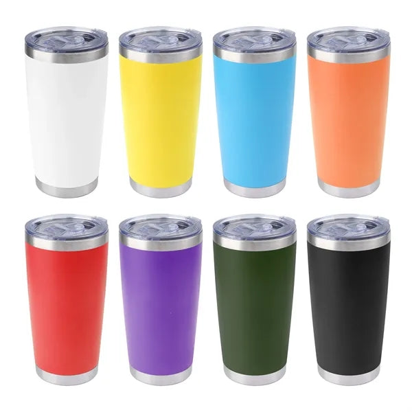 20oz Stainless Steel Insulated Travel Tumbler W/ Slide Lid
