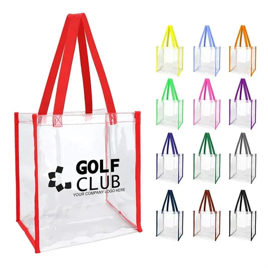 Clear PVC Stadium Approved Tote Bag for Events