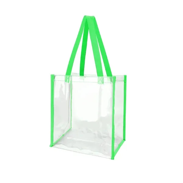 Clear PVC Stadium Approved Tote Bag for Events