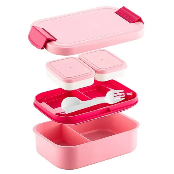 Large Bento Lunch Box Set for Adults Kids
