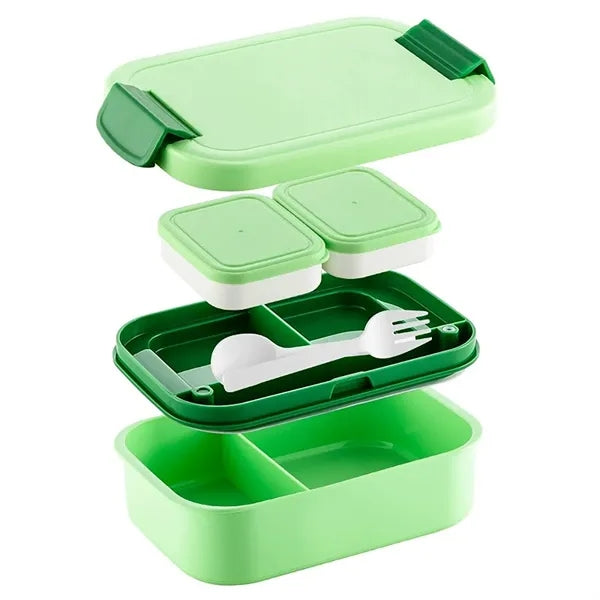 Large Bento Lunch Box Set for Adults Kids