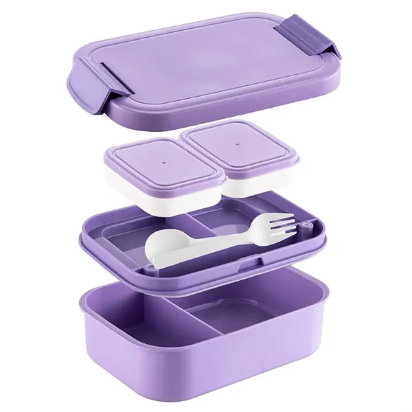 Large Bento Lunch Box Set for Adults Kids