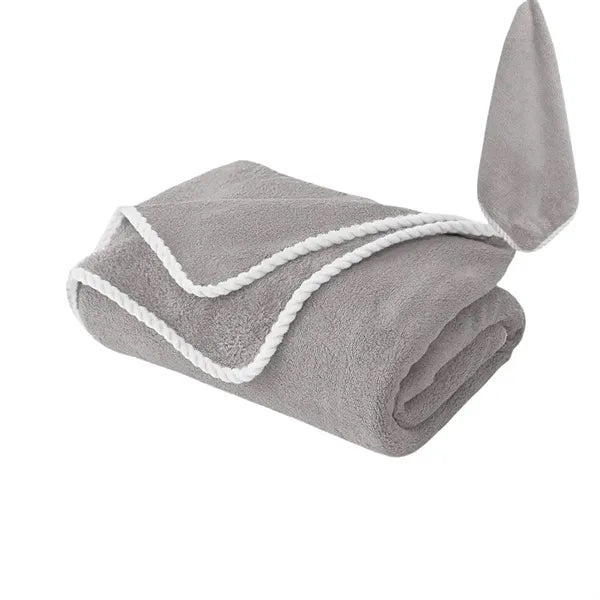 Large-sized quick-drying coral fiber bath towel