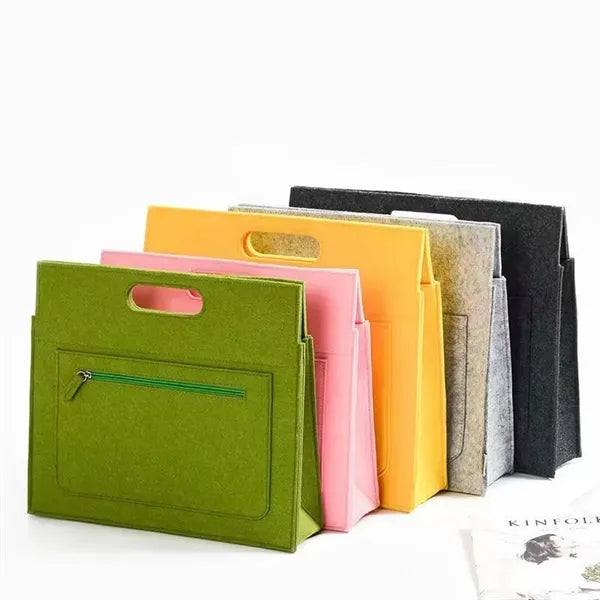 Shockproof Water-Resistant Durable Felt Laptop Tote Bag