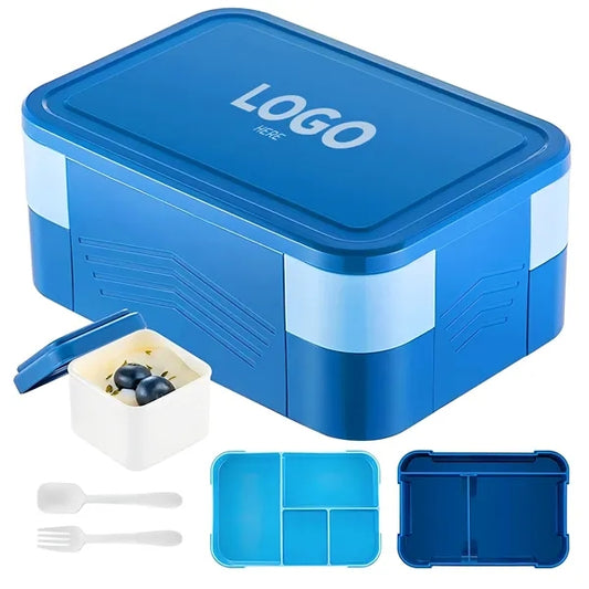4-Section Stackable Meal Prep Container