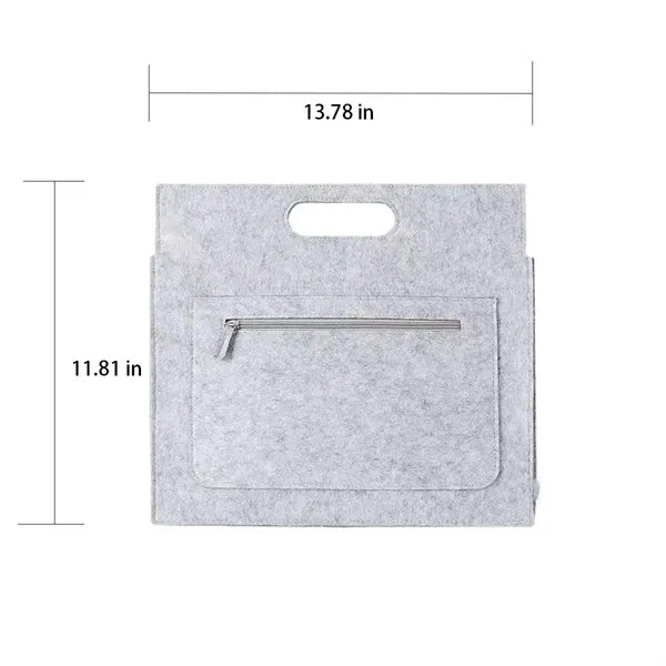Shockproof Water-Resistant Durable Felt Laptop Tote Bag