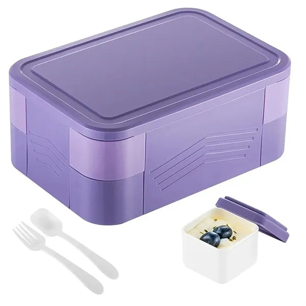 4-Section Stackable Meal Prep Container