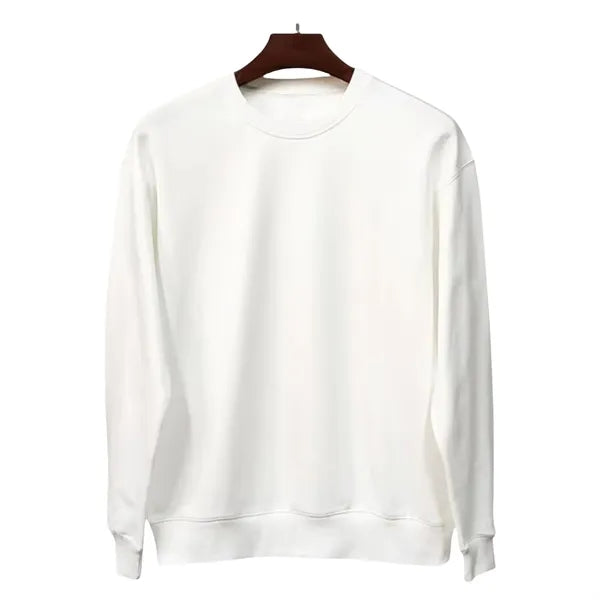 Unisex Cashmere Round Neck Long-Sleeved Sweatshirt