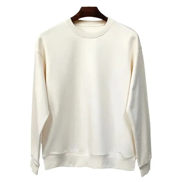 Unisex Cashmere Round Neck Long-Sleeved Sweatshirt