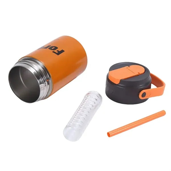 17 oz Stainless Steel Insulated Tea Infuser Bottle