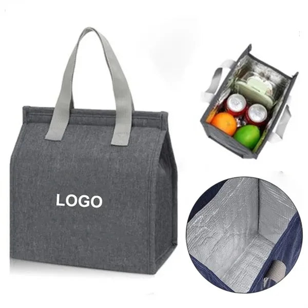 Oxford Insulated Lunch Cooler Bag Outdoor Picnic Bento Tote