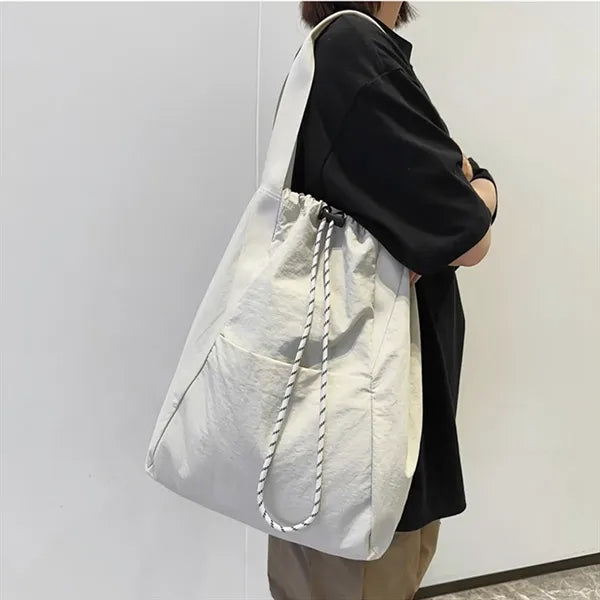 Lightweight Drawstring Durable Versatile Dual-Use Backpack