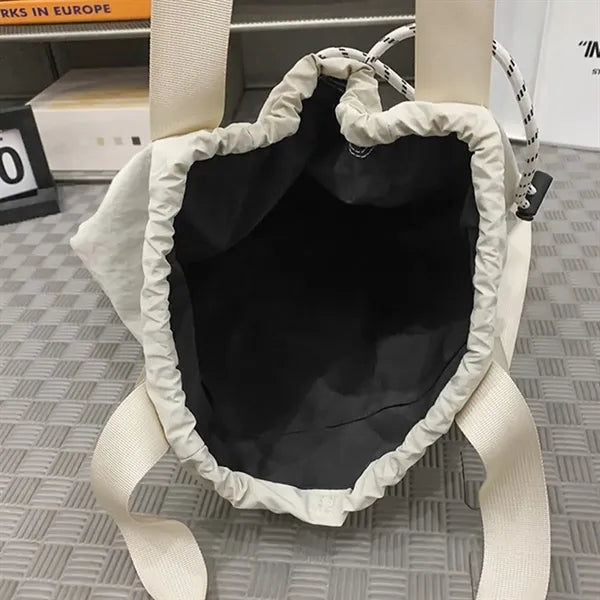 Lightweight Drawstring Durable Versatile Dual-Use Backpack