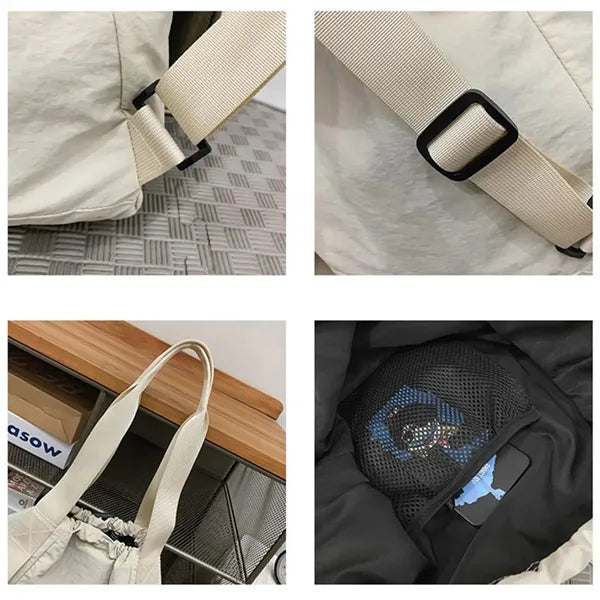 Lightweight Drawstring Durable Versatile Dual-Use Backpack