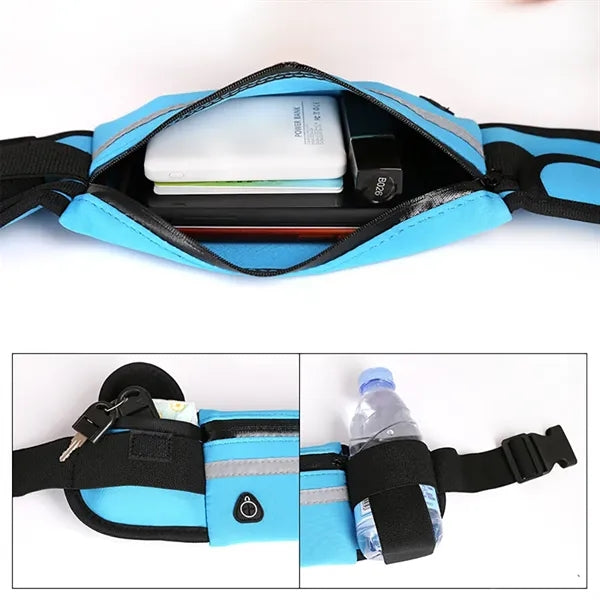 Neoprene Running Waist Pack with Bottle Holder