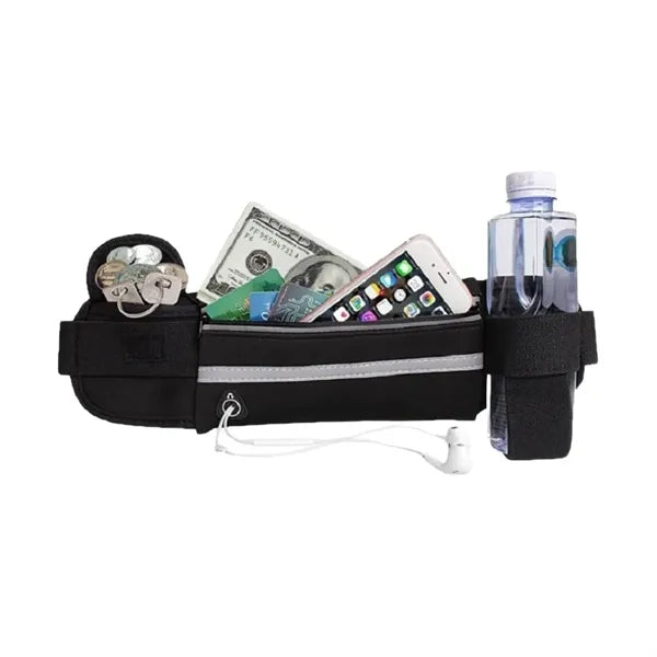 Neoprene Running Waist Pack with Bottle Holder