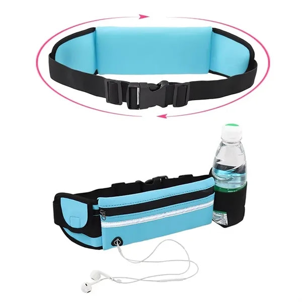 Neoprene Running Waist Pack with Bottle Holder