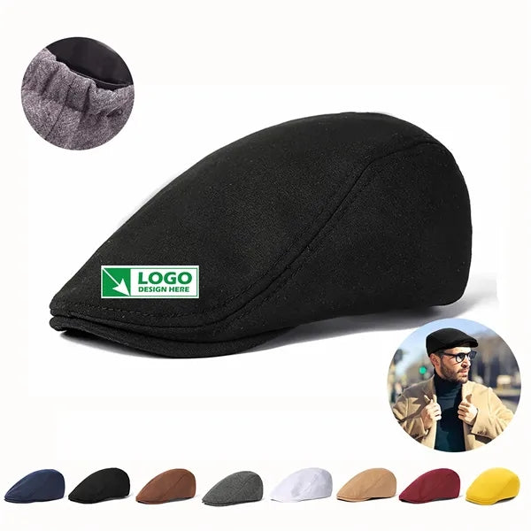 Newsboy Cotton Flat Cap
