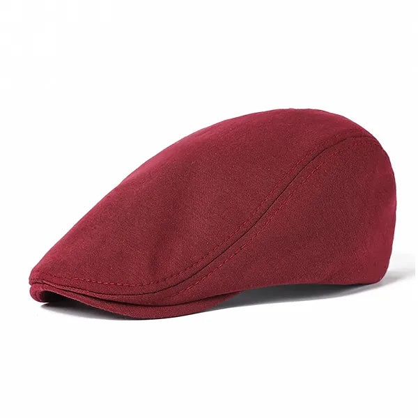 Newsboy Cotton Flat Cap