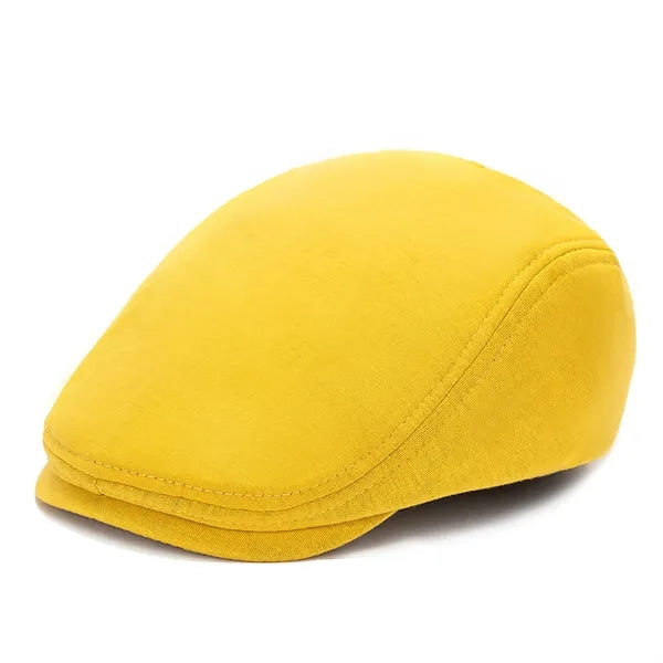 Newsboy Cotton Flat Cap