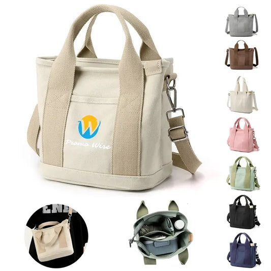 Adjustable Spacious Compact Versatile Canvas Crossbody Tote