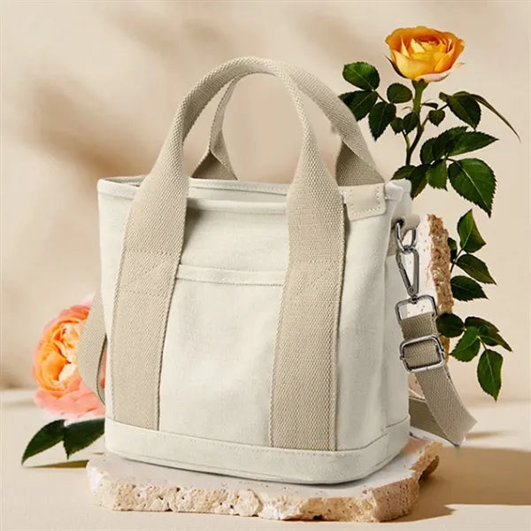 Adjustable Spacious Compact Versatile Canvas Crossbody Tote