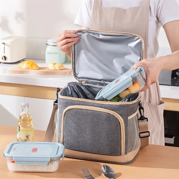 Leakproof Multi-Pocket Spacious Insulated Thermal Lunch Tote