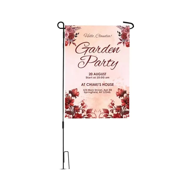Garden Flag with Double Sided (12" x 18")