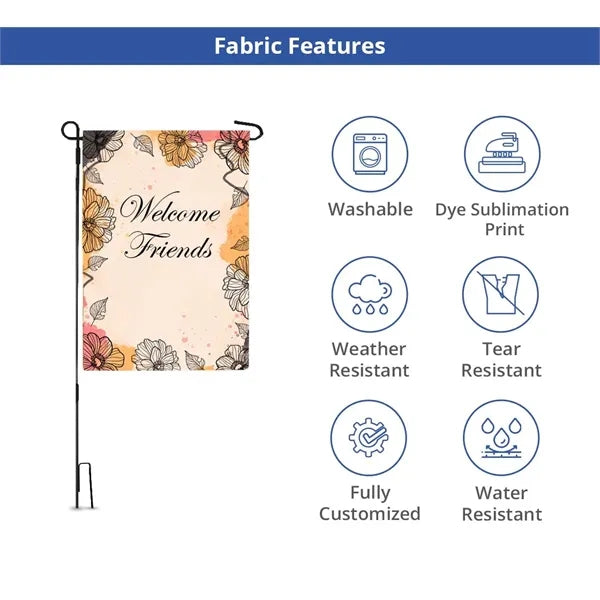 Garden Flag with Double Sided (12" x 18")