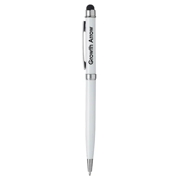 Slim Executive Metal Pen with Stylus