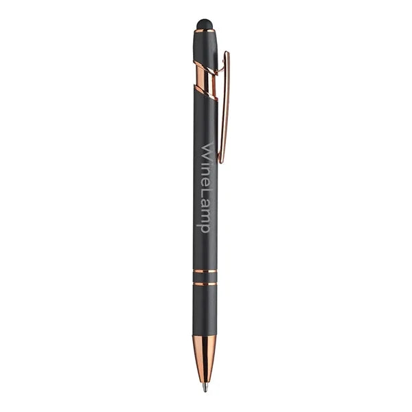 Majesty Stylus Pen with Rose Gold Trim