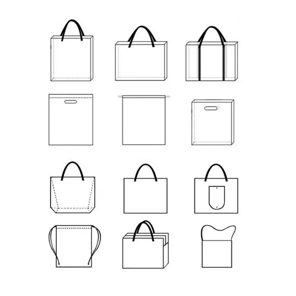 Heat Sealed Non Woven Die Cut Tote Bag