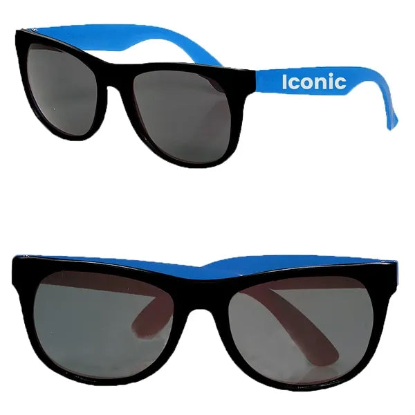 Two-Tone Stylish Plastic Sunglasses