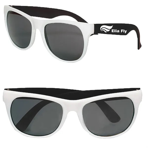 Two-Tone Stylish Plastic Sunglasses