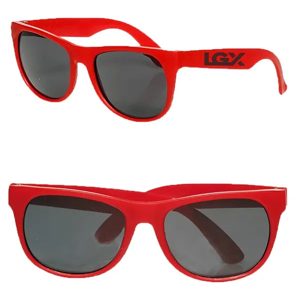Two-Tone Stylish Plastic Sunglasses